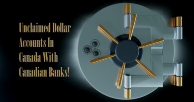 Unclaimed Dollar Accounts In Canada With Canadian Banks