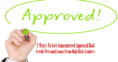 2 Ways To Get Guaranteed Approval Bad Credit Personal Loans From High Risk Lenders
